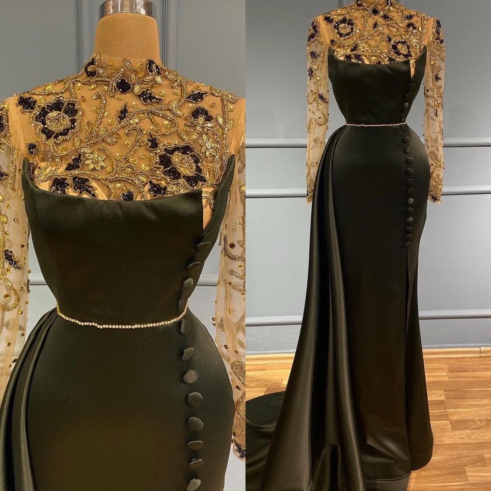 Hunter Green Mermaid Dress💚